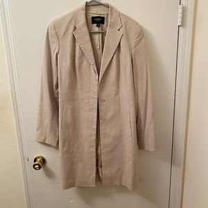 Express tan trench coat